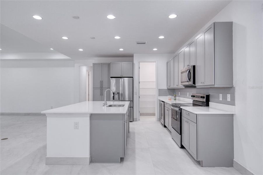 Furnished interior view inside a new home in , Daytona Beach (Image 16).