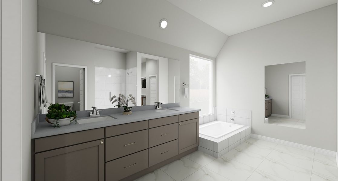 Representative furnished interior of a home built from the Falcon by Tri Pointe Homes in Oakhill Reserve, Tomball (Image 11). Representative furnished interior of a home built from the Falcon by Tri Pointe Homes in Oakhill Reserve, Tomball (Image 11).