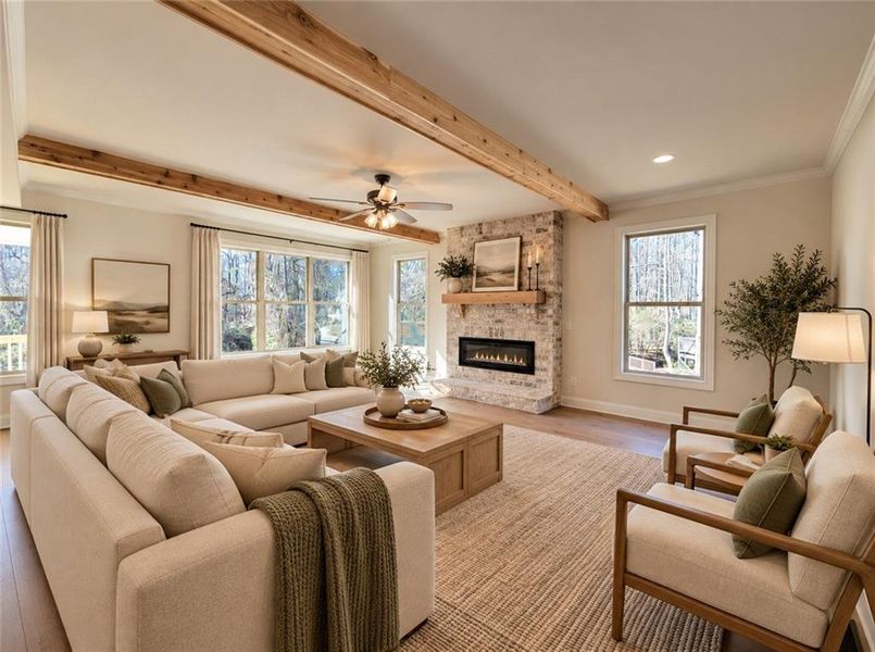 Furnished interior view inside a new home in , Jefferson (Image 5).