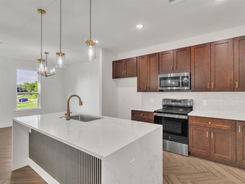 Furnished interior view inside a new home in , Granbury (Image 14). Furnished interior view inside a new home in , Granbury (Image 14).