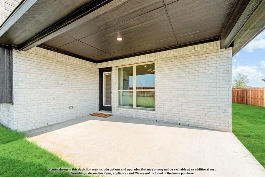 Exterior details and patio area of a home in Anderson Crossing, Trenton (Image 2).