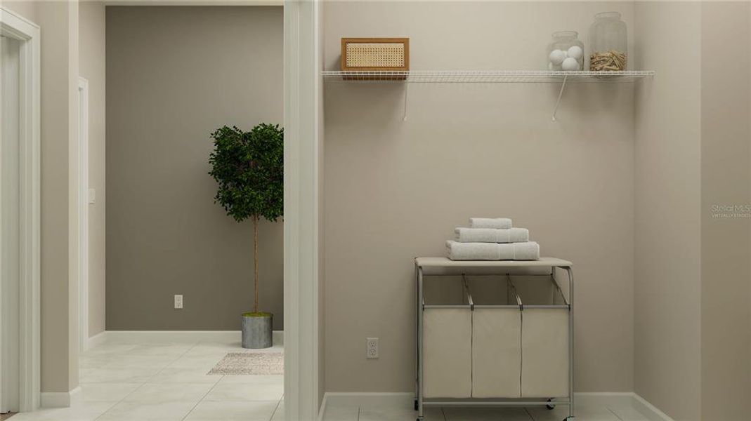 Furnished interior view inside a new home in Waterstone: Estate II Collection, Groveland (Image 13).