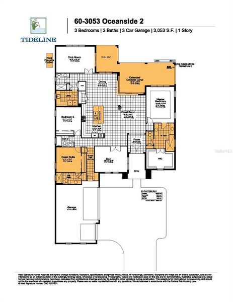2D floor plan layout of this home in Tideline, Bradenton, FL (Image 3). 2D floor plan layout of this home in Tideline, Bradenton, FL (Image 3).