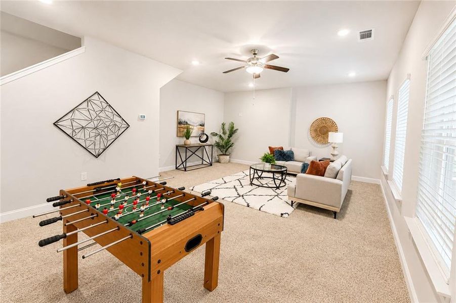 Furnished interior view inside a new home in Habersham Meadows, Demorest (Image 9). Furnished interior view inside a new home in Habersham Meadows, Demorest (Image 9).