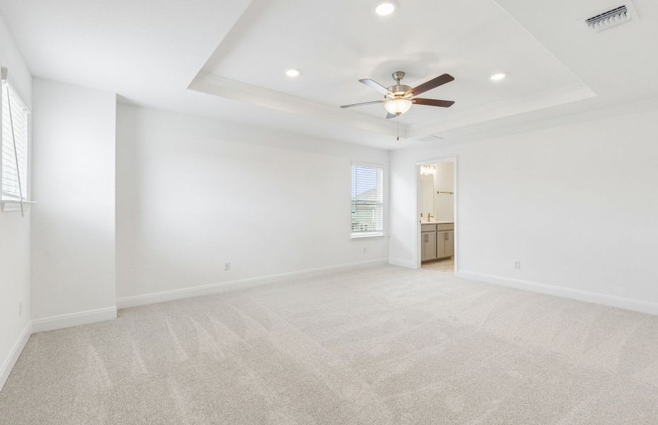 Spacious, unfurnished interior of a new home in Patterson Ranch, Georgetown (Image 13). Spacious, unfurnished interior of a new home in Patterson Ranch, Georgetown (Image 13).