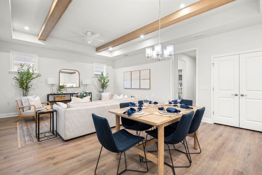 Furnished interior view inside a new home in Sun City Hilton Head, Bluffton (Image 28).