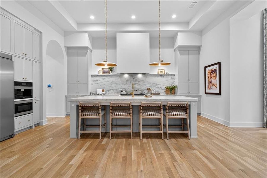 Furnished interior view inside a new home in , Alpharetta (Image 6). Furnished interior view inside a new home in , Alpharetta (Image 6).