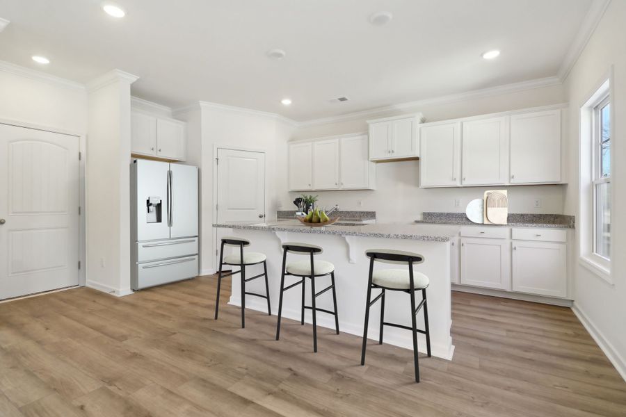 Representative furnished interior of a home built from the Harper II by Great Southern Homes in Old Charleston Acres, Pelion (Image 7).