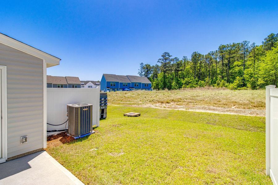 Exterior details and patio area of a home in Haynes Park, Columbia (Image 4).
