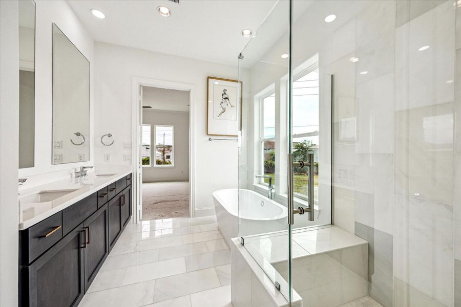 Furnished interior view inside a new home in , Houston (Image 5).