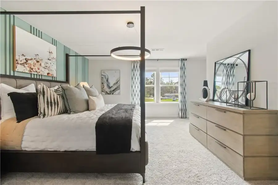 Furnished interior view inside a new home in Diamante, Stockbridge (Image 28).