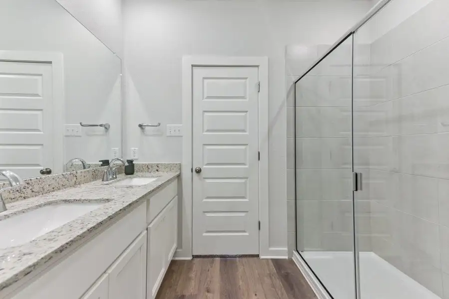 Furnished interior view inside a new home in Eastwood at Sonterra, Jarrell (Image 15). Furnished interior view inside a new home in Eastwood at Sonterra, Jarrell (Image 15).