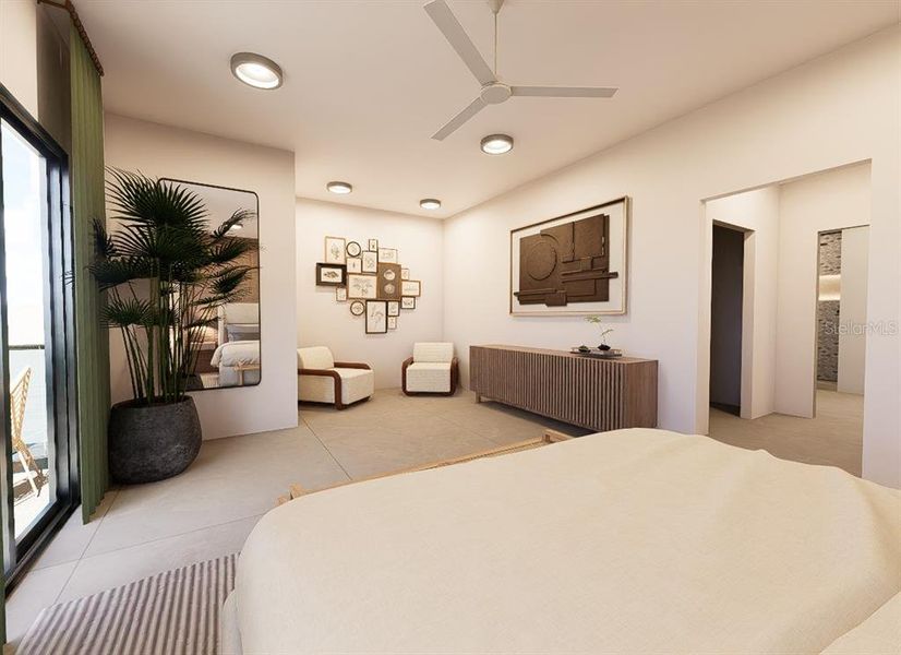 Furnished interior view inside a new home in , Sarasota (Image 15).