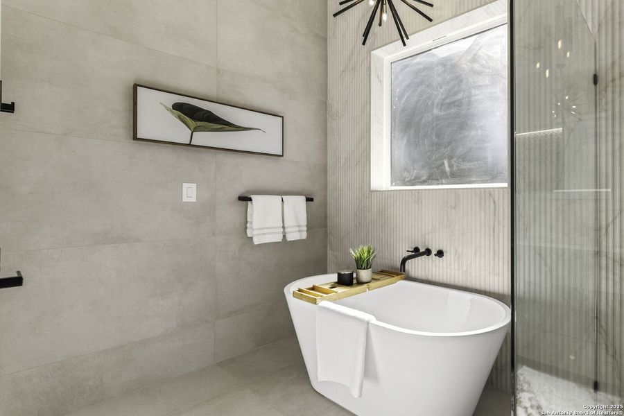 Furnished interior view inside a new home in , Boerne (Image 6).