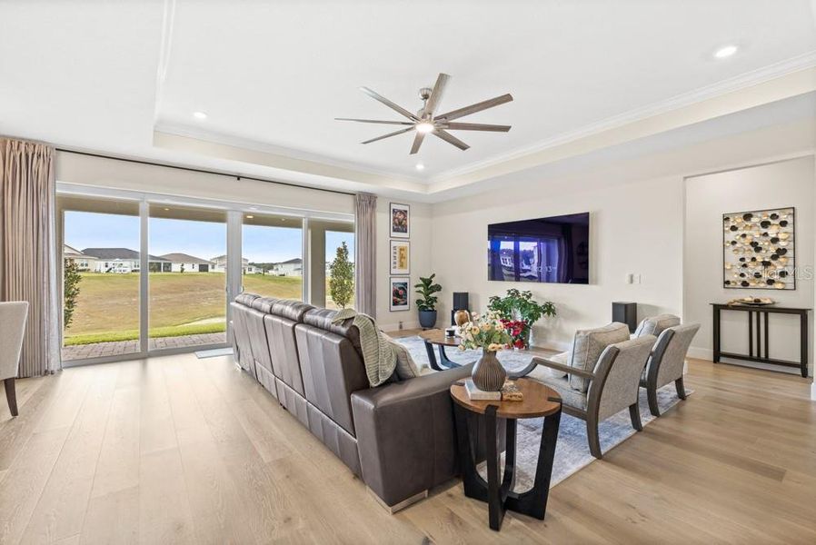 Furnished interior view inside a new home in Foothills Preserve, Mount Dora (Image 21).