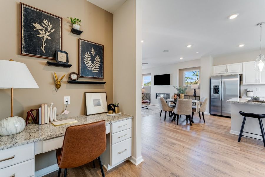 Representative furnished interior of a home built from the Forsyth by Taylor Morrison in Somerset at Veterans Memorial, Mableton (Image 14).