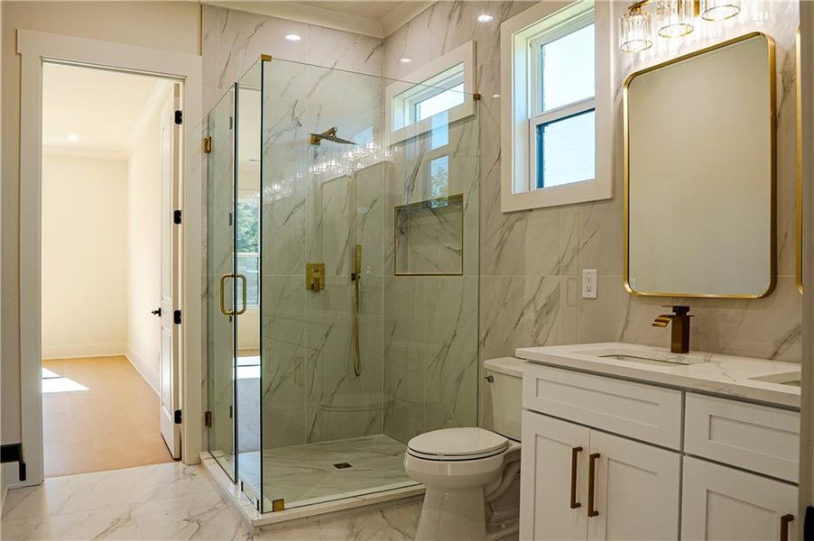 Furnished interior view inside a new home in , Grayson (Image 13).