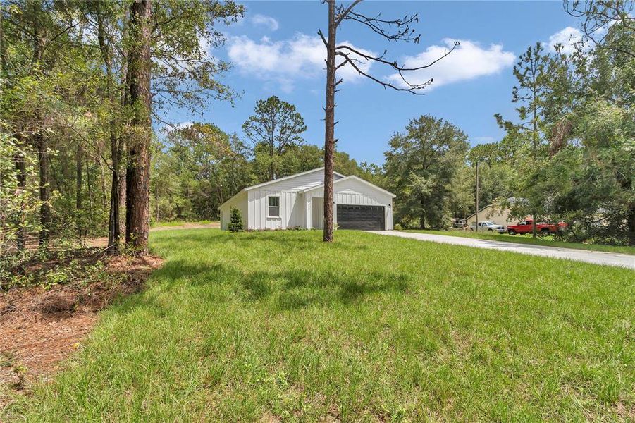 ACTUAL EXTERIOR OF HOME. COMPLETED