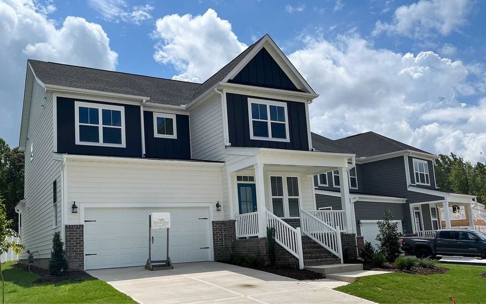 Representative exterior photo of a completed home built from the Sterling by Brookfield Residential in Wendell Falls, Wendell, NC (Image 25).