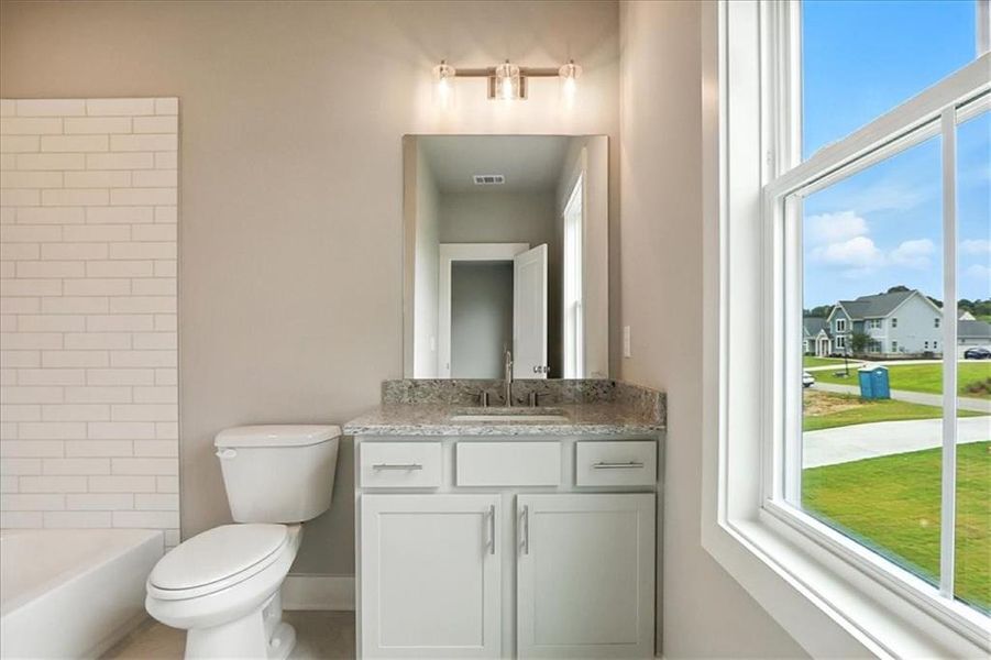 Furnished interior view inside a new home in Old Town Estates, Monroe (Image 40).