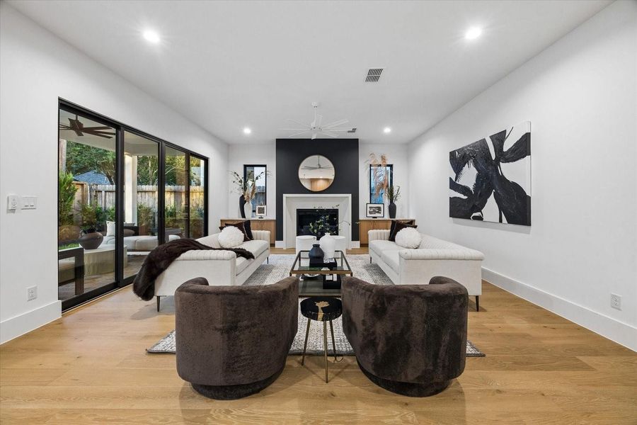 Furnished interior view inside a new home in , Houston (Image 15).