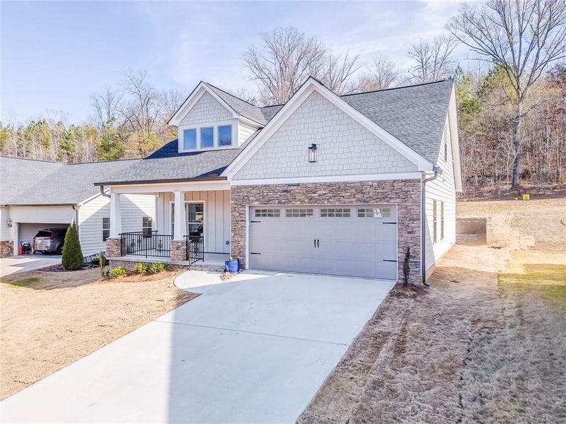 Front exterior of a new home in , Rome, GA, highlighting curb appeal (Image 29). Front exterior of a new home in , Rome, GA, highlighting curb appeal (Image 29).