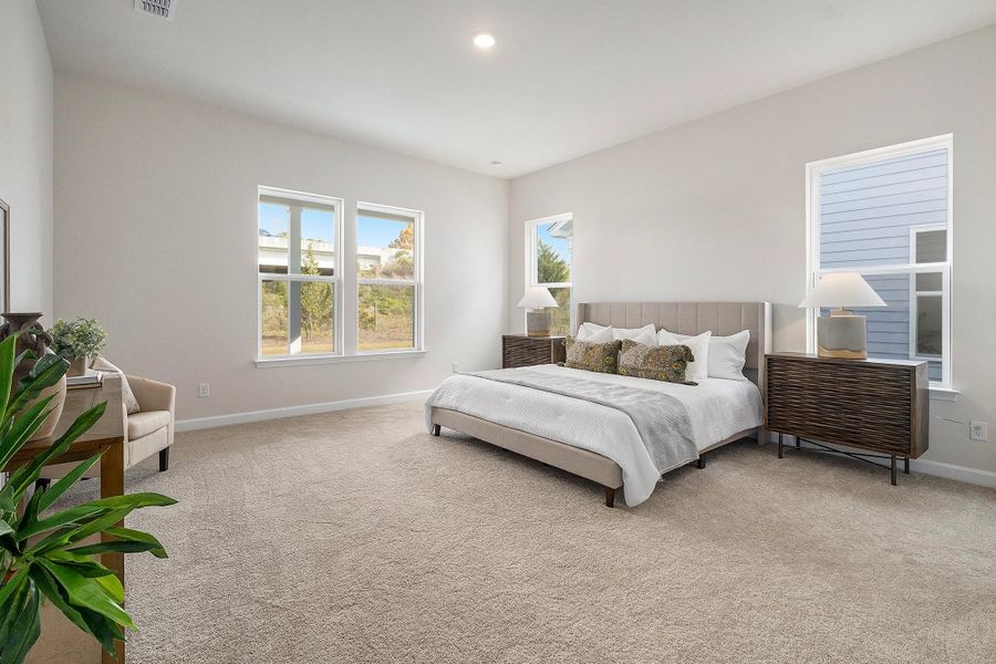 Furnished interior view inside a new home in Blue Heron Retreat: Oasis Series, Little River (Image 15). Furnished interior view inside a new home in Blue Heron Retreat: Oasis Series, Little River (Image 15).