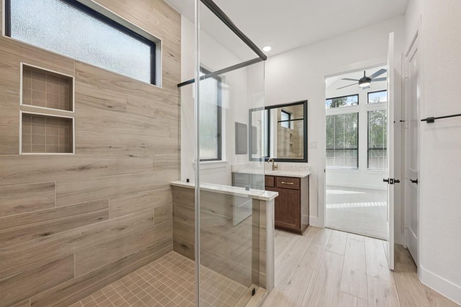 Representative furnished interior of a home built from the Summerton by Chesmar Homes in Berry Creek Highlands, Georgetown (Image 8).