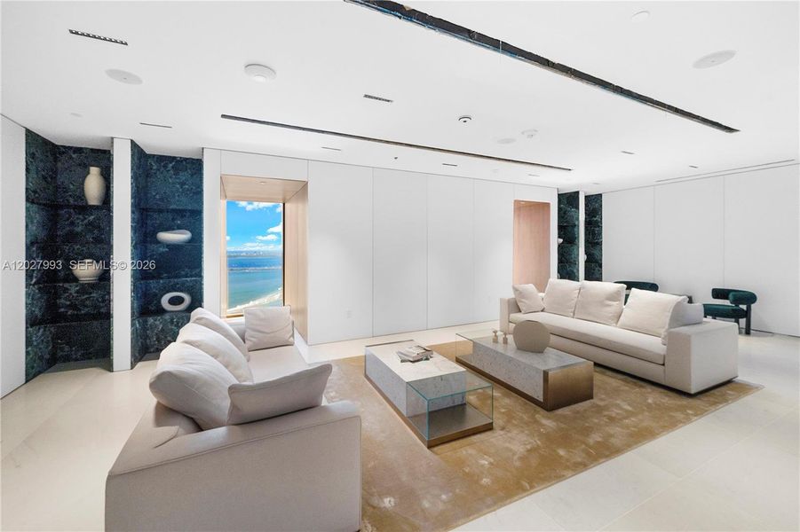 Furnished interior view inside a new home in Aston Martin Residences, Miami (Image 32). Furnished interior view inside a new home in Aston Martin Residences, Miami (Image 32).
