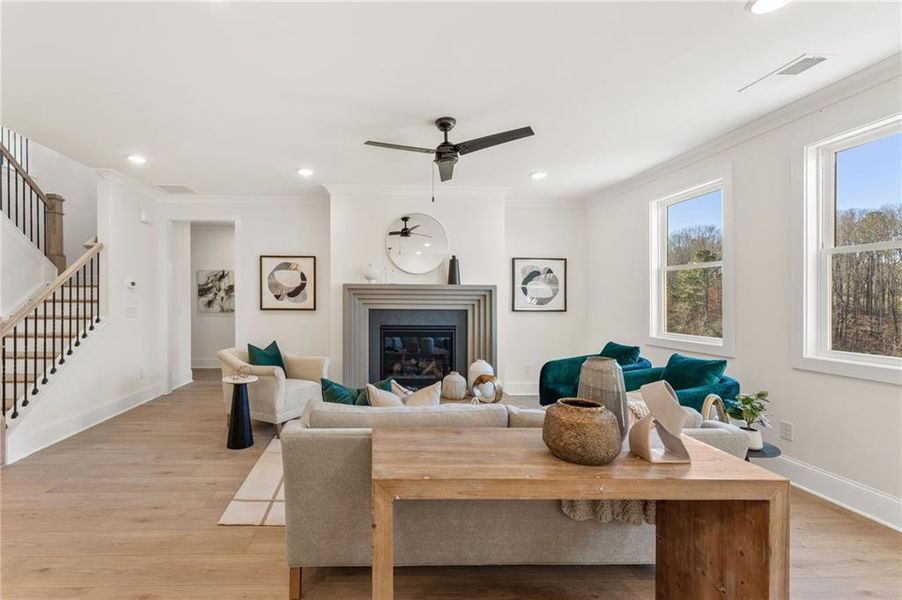Furnished interior view inside a new home in Prescott Manor, Canton (Image 15).