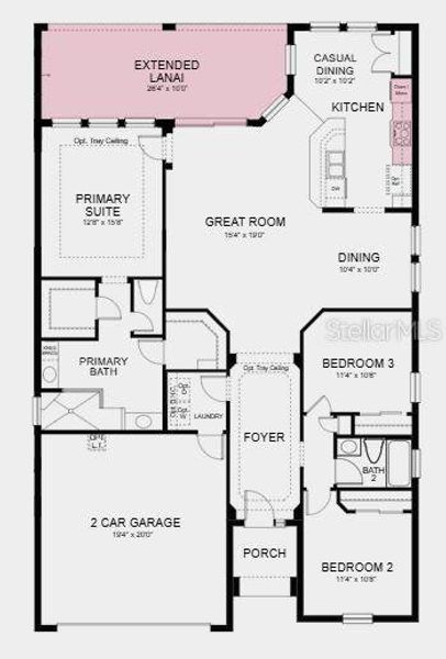 Structural options added Include: Gourmet kitchen, tray ceilings, covered extended lanai, outdoor kitchen rough-in Structural options added Include: Gourmet kitchen, tray ceilings, covered extended lanai, outdoor kitchen rough-in
