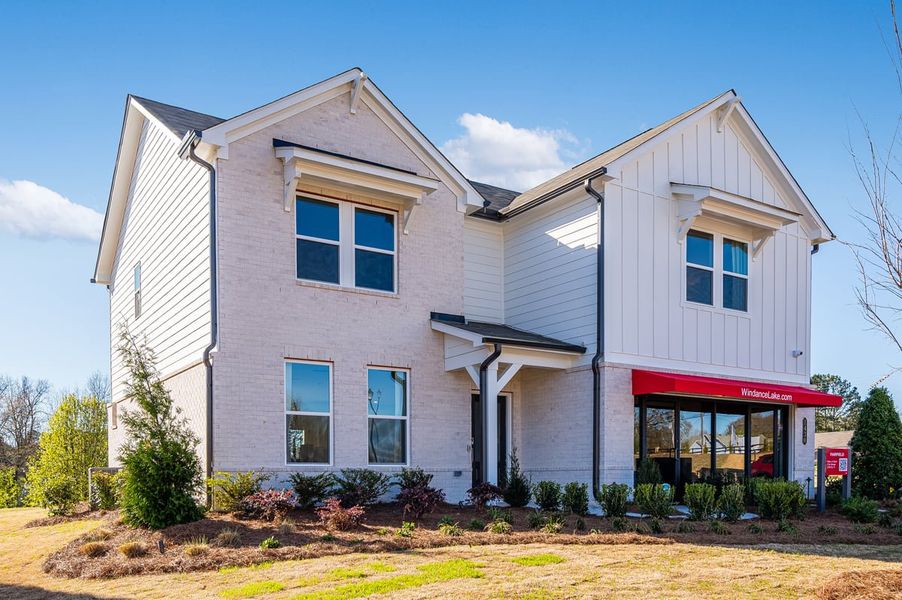 Representative exterior photo of a completed home built from the Fairfield by Taylor Morrison in Windance Lake, Loganville, GA (Image 20).
