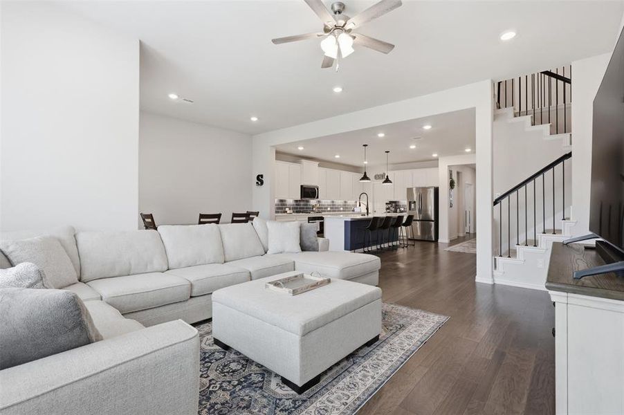 Furnished interior view inside a new home in , Denton (Image 6).