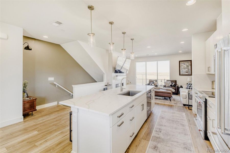 Furnished interior view inside a new home in Lyric at RidgeGate, Parker (Image 28).