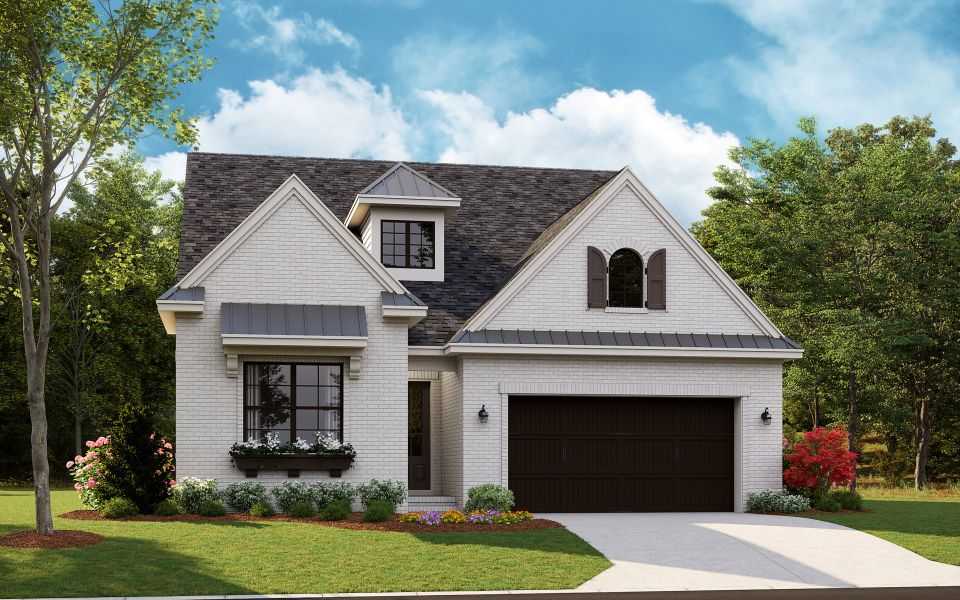 Representative exterior photo of a completed home built from the Balboa by Classica Homes in Weddington Grove, Weddington, NC (Image 30).