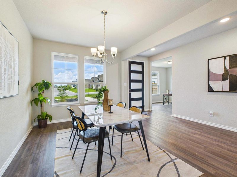 Representative furnished interior of a home built from the The Foster E by Davidson Homes LLC in Potranco Oaks, Castroville (Image 9). Representative furnished interior of a home built from the The Foster E by Davidson Homes LLC in Potranco Oaks, Castroville (Image 9).
