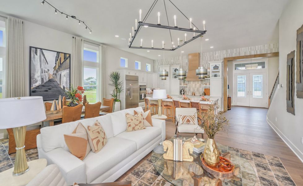 Furnished interior view inside a new home in The Conservatory at Hammock Beach, Palm Coast (Image 10).