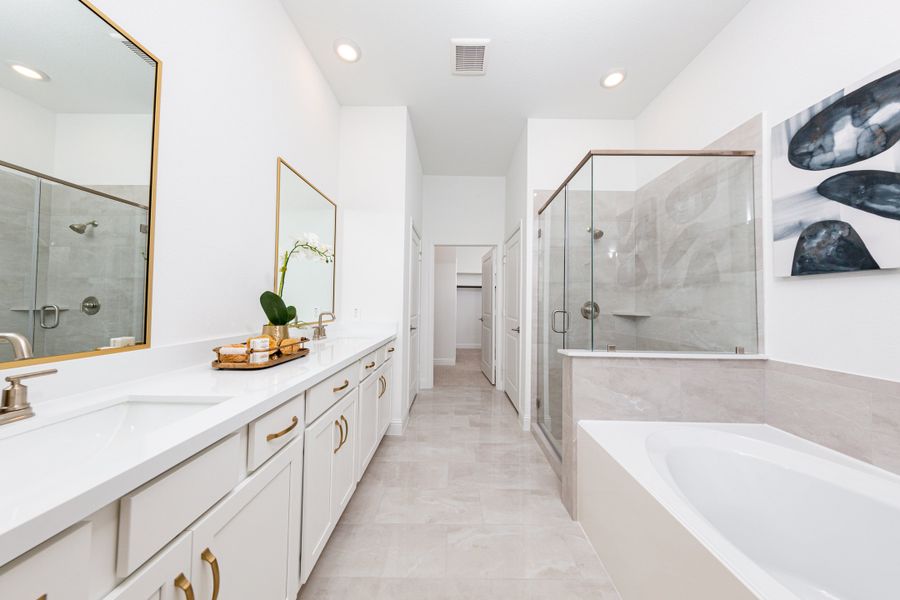 Representative furnished interior of a home built from the Reflection by Beazer Homes in Bridgeland: Signature Collection, Cypress (Image 8).