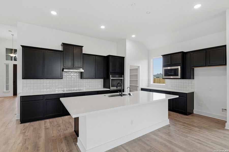 Furnished interior view inside a new home in Alsatian Oaks, Castroville (Image 10).