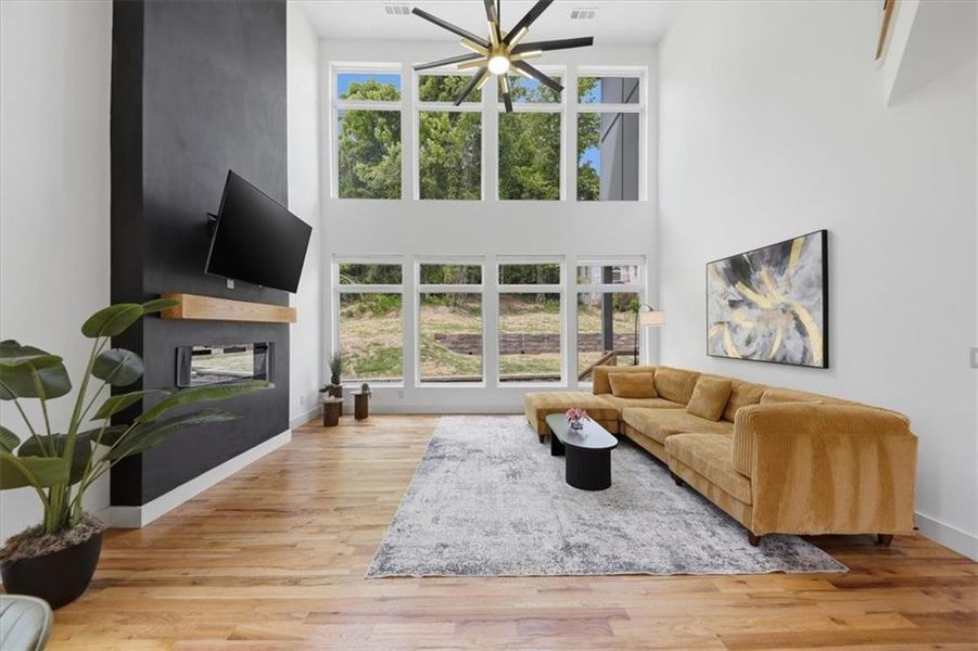 Furnished interior view inside a new home in , Atlanta (Image 11).