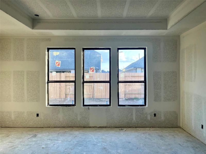 Actual progress of your home.