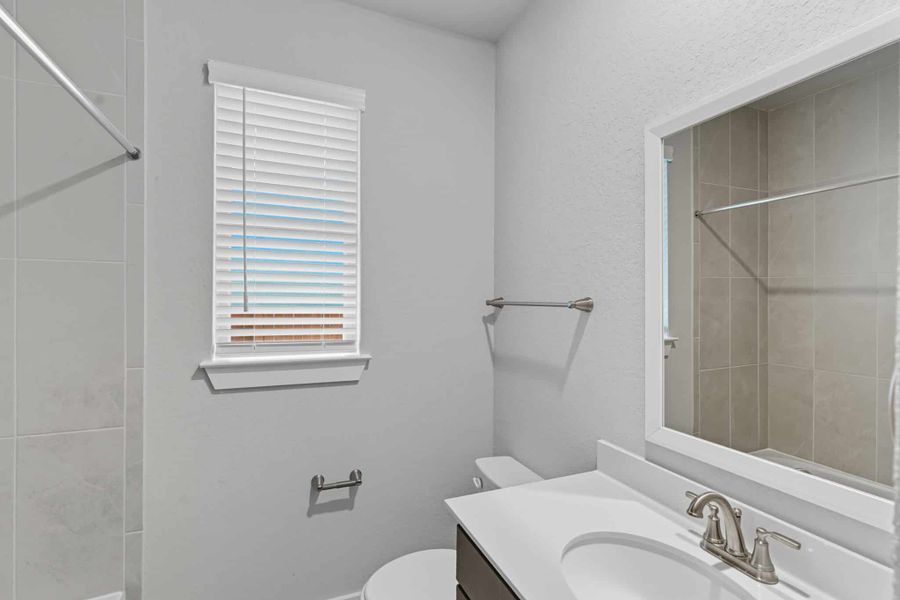 Furnished interior view inside a new home in Stillwater Ranch, San Antonio (Image 12). Furnished interior view inside a new home in Stillwater Ranch, San Antonio (Image 12).