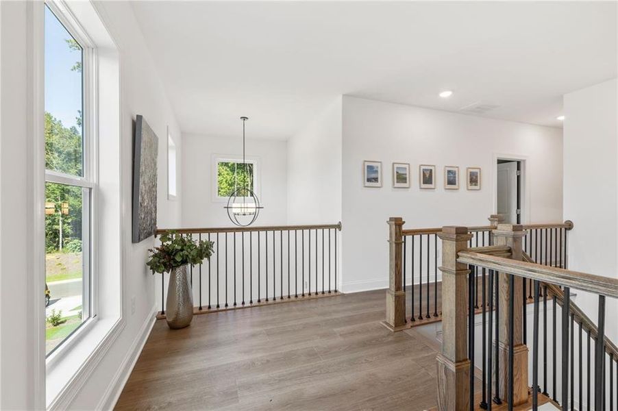 Furnished interior view inside a new home in Ashbury Commons, Powder Springs (Image 18). Furnished interior view inside a new home in Ashbury Commons, Powder Springs (Image 18).