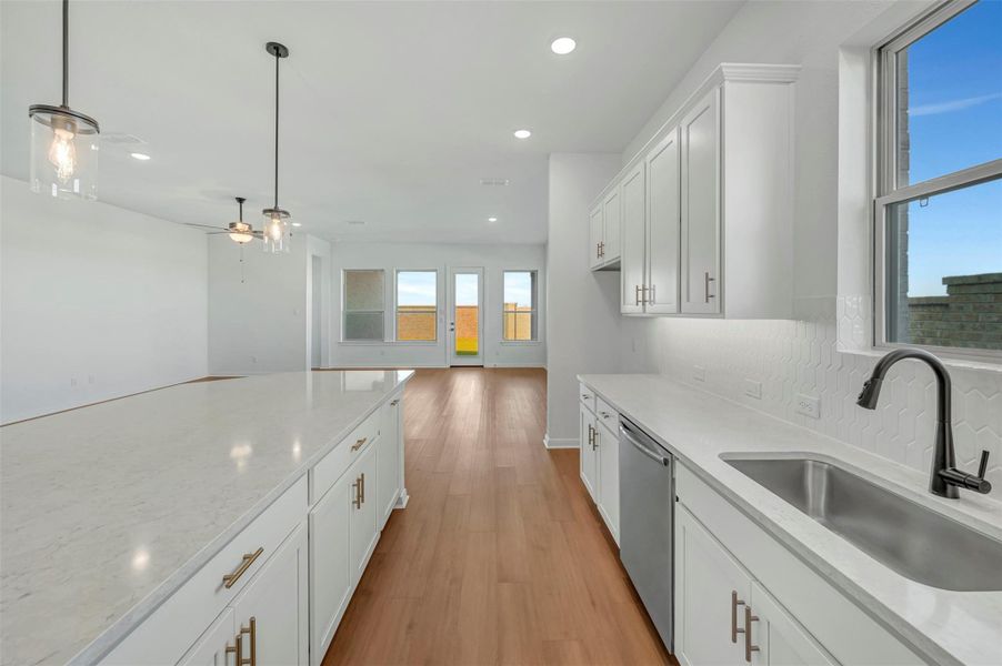 Furnished interior view inside a new home in Beacon Point at Lago Mar 50’ Homesites, Texas City (Image 4).