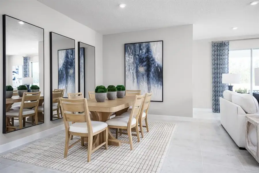 Representative furnished interior of a home built from the Kingsley by Ryan Homes in Parkview Preserve, Apopka (Image 6).