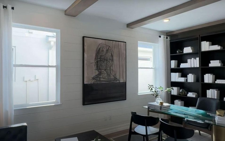 Furnished interior view inside a new home in The Reserve at Eastpointe, Palm Beach Gardens (Image 10).