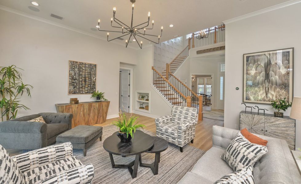 Furnished interior view inside a new home in Seven Pines, Jacksonville (Image 12).