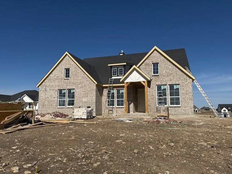 In-progress construction of a new home in Fairview Meadows, New Fairview, TX (Image 3).