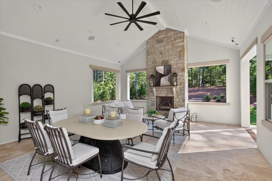 Furnished interior view inside a new home in Riverchase Estates, Lancaster (Image 34).