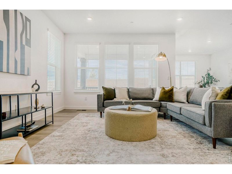 Furnished interior view inside a new home in Sunset Village, Erie (Image 7).